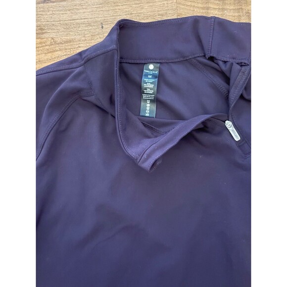 Yogalicious Lux Long Sleeve Athletic Pullover Sweatshirt Purple Size Medium - Picture 7 of 7